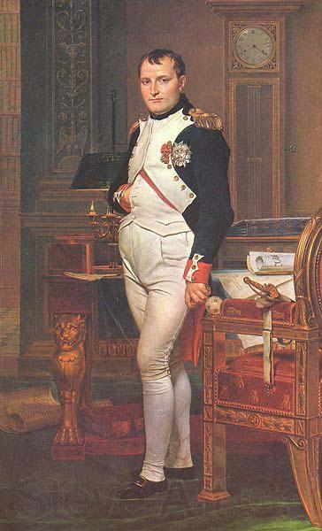Jacques-Louis David Napoleon in His Study Norge oil painting art